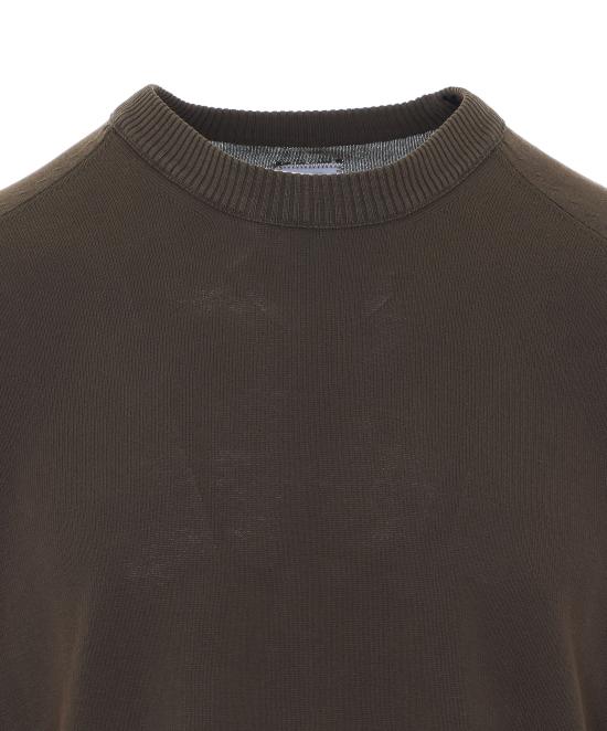 26SS 씨피 컴퍼니 코튼 크레이프 크루넥 렌즈 스웨터 20CMKN105A 006323O683 Green - C.P. COMPANY