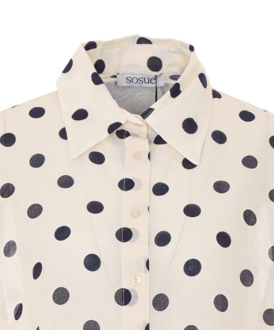 26SS 소수 블라우스 MS1254 BLA White - SOSUE