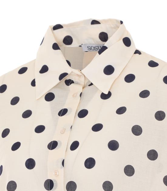 26SS 소수 블라우스 MS1254 BLA White - SOSUE