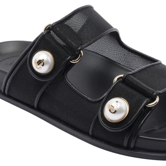 26SS 지미추 파이앙스 샌들 FAYENCE SANDAL MHPBLACK BLACK - JIMMY CHOO