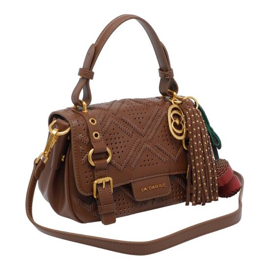 26SS 라캐리 숄더백 161PXS422LEA BRO Brown - LA CARRIE