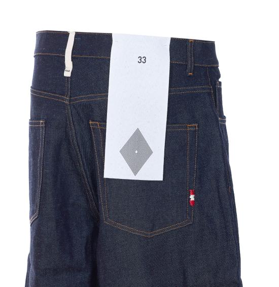 26SS 아미시 데님 숏팬츠 AMU155 D57000000000 Blue - AMISH