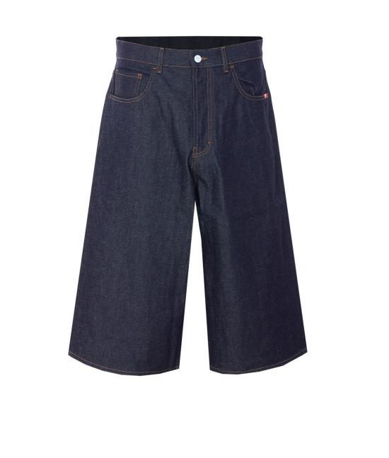 26SS 아미시 데님 숏팬츠 AMU155 D57000000000 Blue