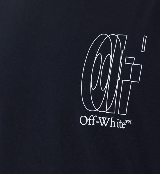 26SS 오프화이트 반팔 티셔츠 OMAA027S26JER003 00001 Black - OFF WHITE