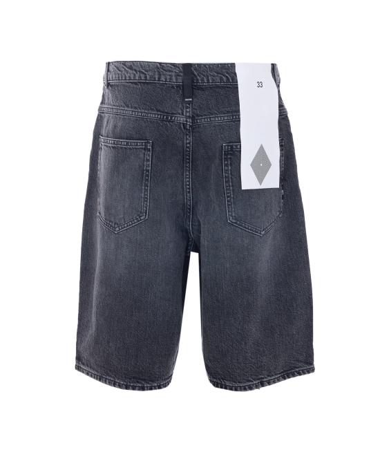 26SS 아미시 데님 숏팬츠 AMU003 N09430113011 Black - AMISH