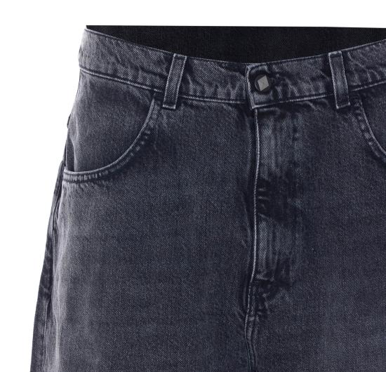 26SS 아미시 데님 숏팬츠 AMU003 N09430113011 Black - AMISH