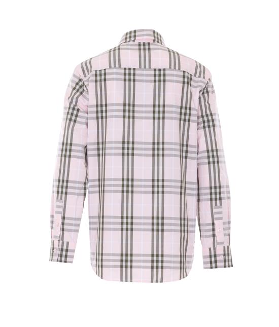 26SS 버버리 레귤러핏 체크 코튼 셔츠 8127212 A5961 Pink - BURBERRY