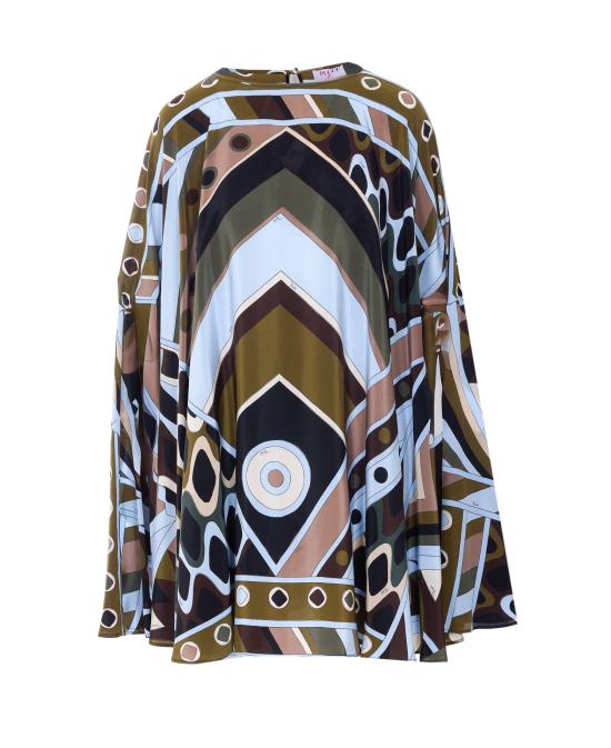 26SS 푸찌 미디 원피스 6HRL02 6H843016 Khaki blue