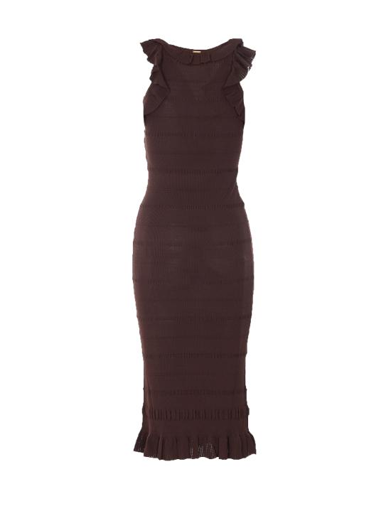 26SS 트윈셋 미디 원피스 261TT3023 12110 Brown - TWINSET