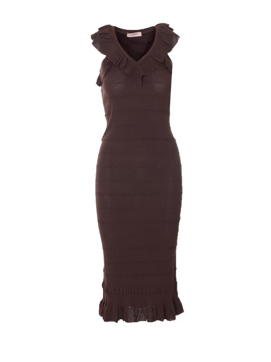 26SS 트윈셋 미디 원피스 261TT3023 12110 Brown