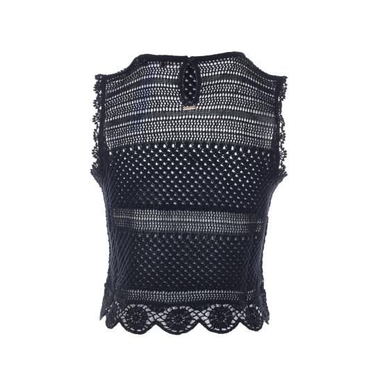 26SS 트윈셋 긴팔 티셔츠 261TT3172 00006 Black - TWINSET