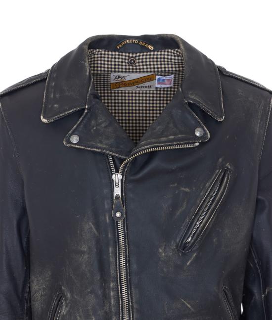 26SS 쇼트N.Y.C 바이커 자켓 PER70 BLACK Black - SCHOTT N.Y.C