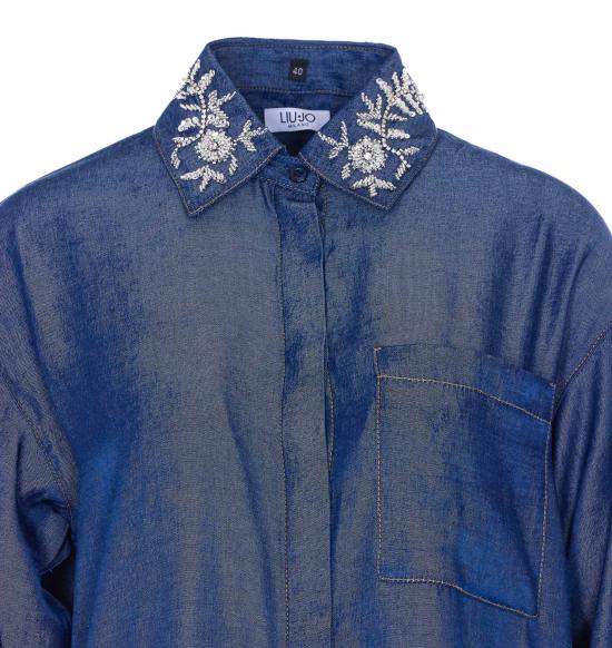 26SS 리우조 블라우스 UA6274D4894 77000 Blue - LIU JO