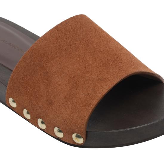 26SS 엔젤 알라르콘 뮬/슬리퍼 26098 WD2SUEDE BRANDY Brown - ANGEL ALARCON