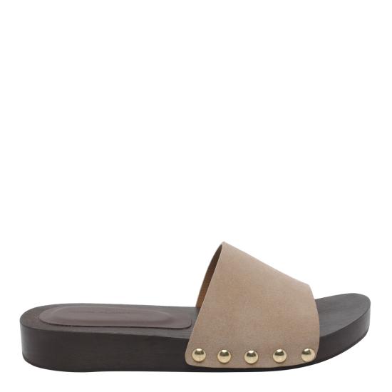 26SS 엔젤 알라르콘 뮬/슬리퍼 26098 WD2SUEDE GRANO Beige