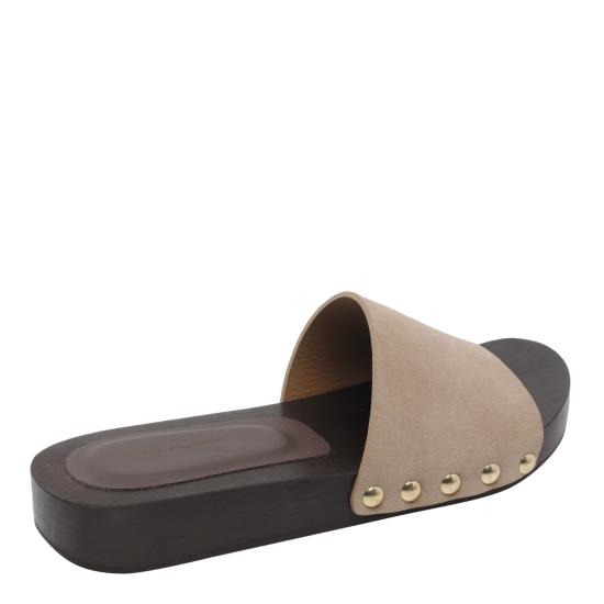 26SS 엔젤 알라르콘 뮬/슬리퍼 26098 WD2SUEDE GRANO Beige - ANGEL ALARCON