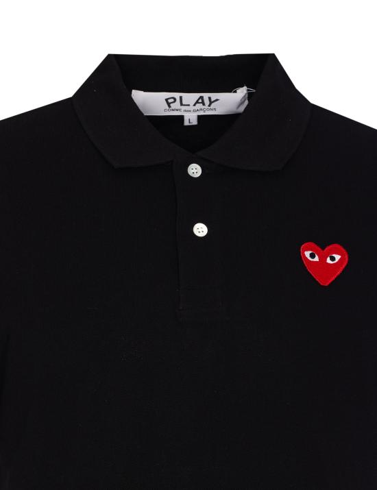26SS 꼼데가르송 폴로 티셔츠 T006 1 Black - COMME DES GARCONS