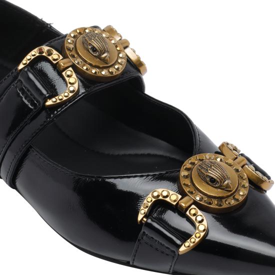 25FW 커트가이거 플랫 슈즈 4986600309 BLACK Black - KURT GEIGER