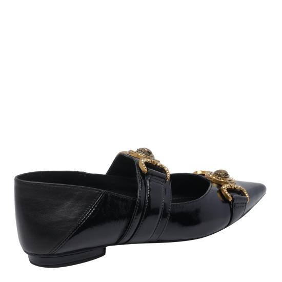 25FW 커트가이거 플랫 슈즈 4986600309 BLACK Black - KURT GEIGER