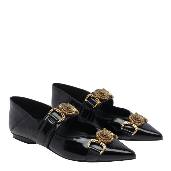 25FW 커트가이거 플랫 슈즈 4986600309 BLACK Black - KURT GEIGER