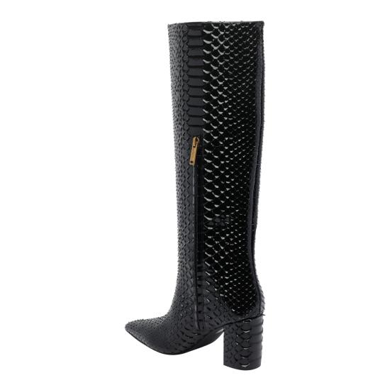 25FW 커트가이거 부츠 5026500719 BLACK SNAKE Black - KURT GEIGER