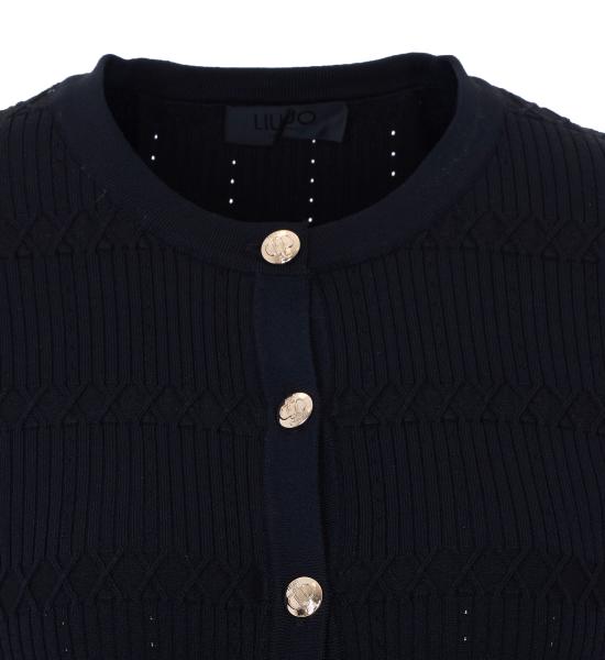 26SS 리우조 수트 자켓 CA6103MS55N 22222 Black - LIU JO