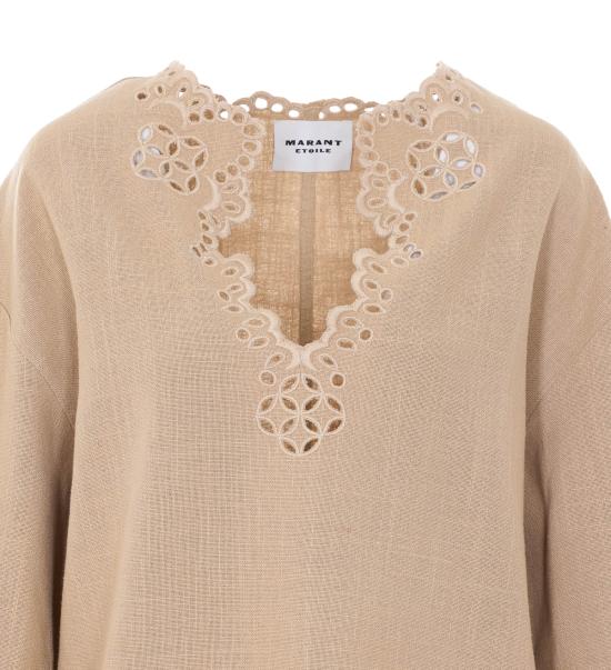 26SS 이자벨마랑에뚜왈 미디 원피스 RO0653FB D1J04E10SA Beige - ISABEL MARANT ETOILE