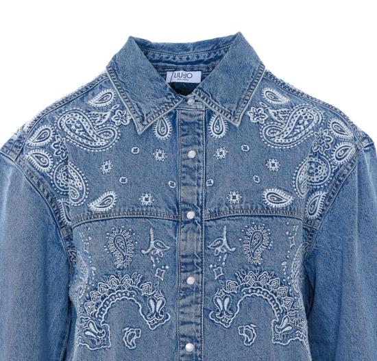 26SS 리우조 데님 자켓 UA6145D0313 79016 Blue - LIU JO