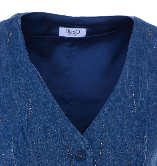 26SS 리우조 베스트 UA6188D0315 78033 Blue - LIU JO