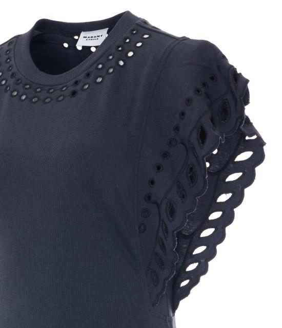 26SS 이자벨마랑에뚜왈 미디 원피스 RO1016FA D1N08E02FK Black - ISABEL MARANT ETOILE