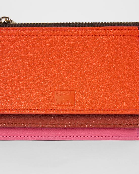 26SS 폴 스미스 클러치/파우치 M1A 8304 UCONRT 16 ARANCIONE MULTI - PAUL SMITH