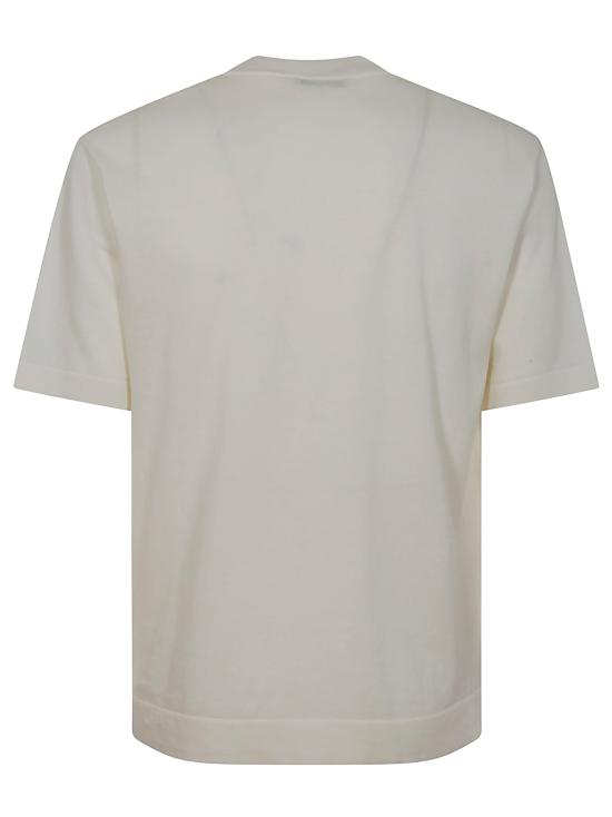 26SS 필리포 드 로렌티스 반팔 티셔츠 TS0MCTOV CR14R 020 MILK - FILIPPO DE LAURENTIIS