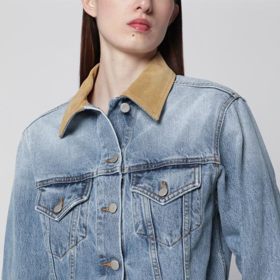 26SS 로에 데님 자켓 419 11 228CO Light blue - ROHE