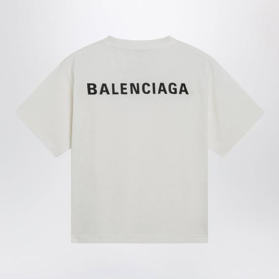26SS 발렌시아가 백 미디엄 핏 티셔츠 850990TTVJ1 White - BALENCIAGA