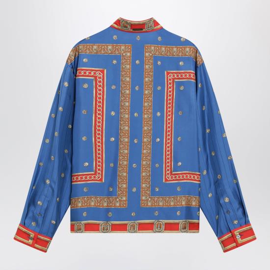 26SS 베르사체 긴팔 셔츠 10245201A17953 Blue - VERSACE