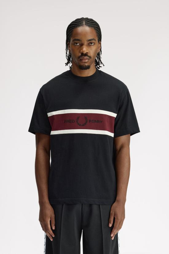 26SS 프레드페리 반팔 티셔츠 M2405 102 Black - FRED PERRY