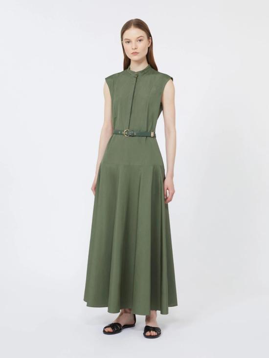 26SS 막스마라 스튜디오 미디 원피스 2616221052600 069 Green - MAX MARA STUDIO