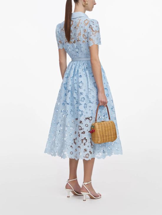 26SS 셀프 포트레이트 미디 원피스 AC26024MBL BLUE Clear Blue - SELF PORTRAIT