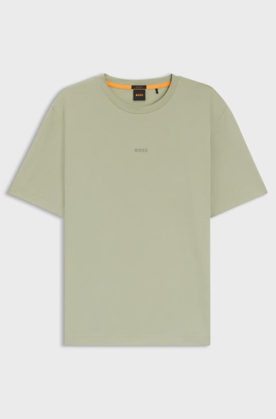 26SS 보스 반팔 티셔츠 50473278 10242929 01 077 Open green