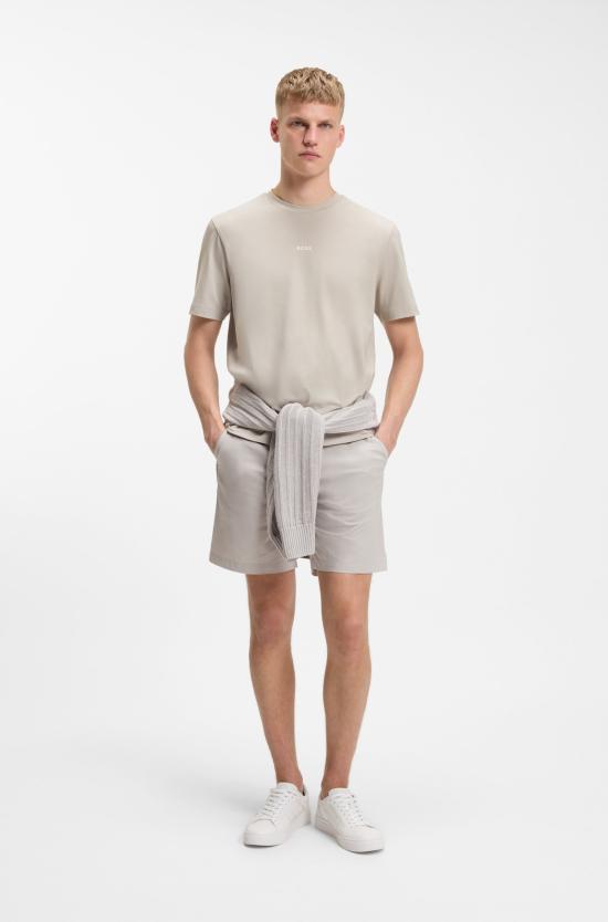 26SS 보스 반팔 티셔츠 50473278 10242929 01 070 Open beige - BOSS