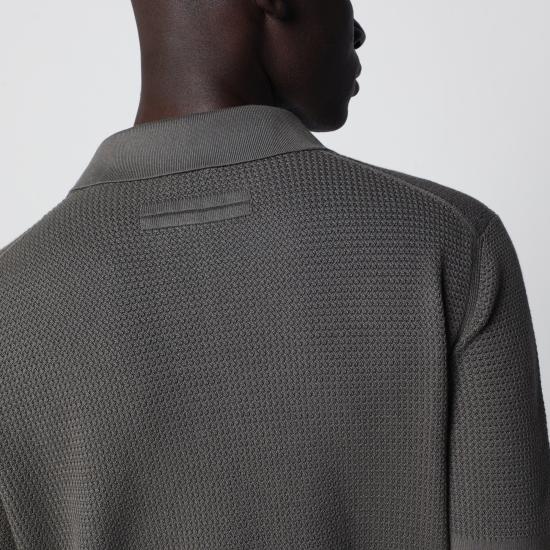 26SS 에르메네질도제냐 폴로 티셔츠 C31UHC26A3 Brown - ERMENEGILDO ZEGNA