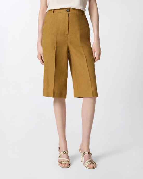 26SS 핑코 숏팬츠 106870A3E3 L25 Bronzo - PINKO