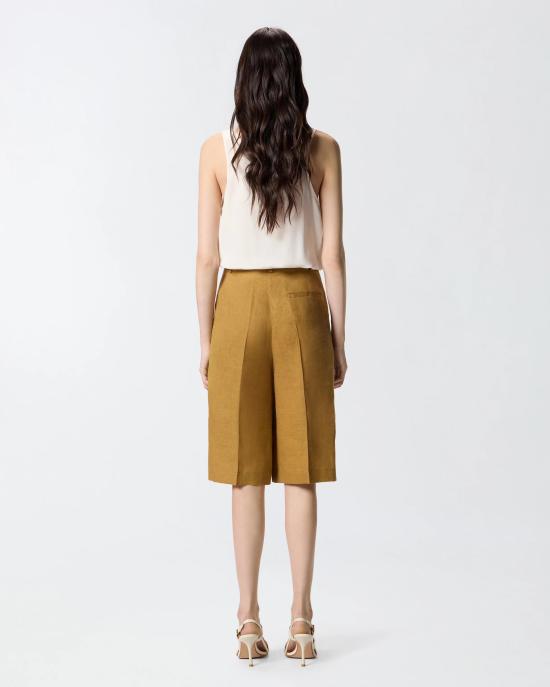 26SS 핑코 숏팬츠 106870A3E3 L25 Bronzo - PINKO