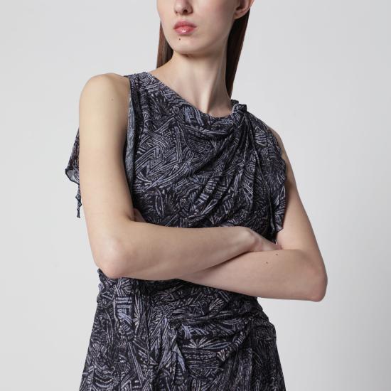 26SS 이자벨마랑 TRYSHA 트리샤 원피스 TRYSHA 트리샤 원피스 RO1078FAD2J05I Blue - ISABEL MARANT