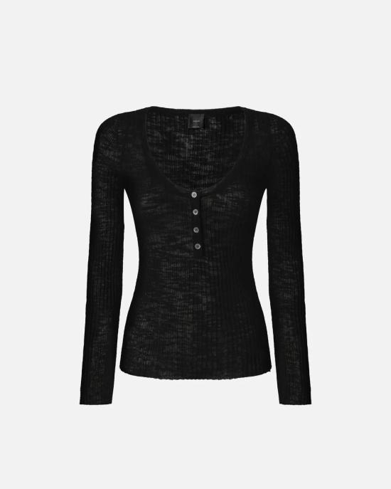 26SS 핑코 스웨터 107001A3C Z99 Black