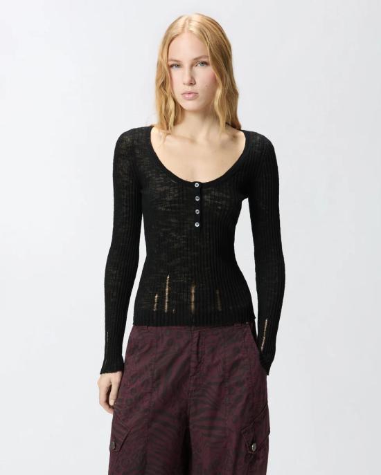 26SS 핑코 스웨터 107001A3C Z99 Black - PINKO