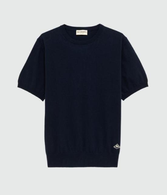 26SS 로이로져스 반팔 티셔츠 RRU90323 CS17 C0048 Blue navy