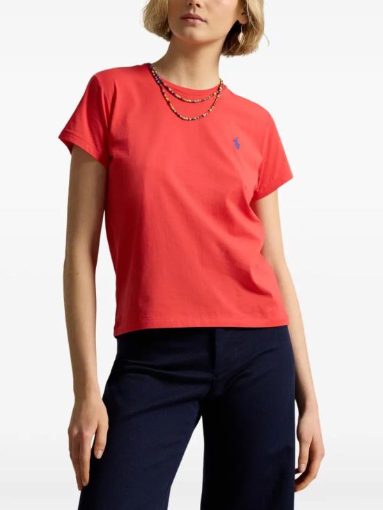 26SS 폴로 랄프로렌 반팔 티셔츠 211B14605 021 BRIGHT HIBISCUS - POLO RALPH LAUREN