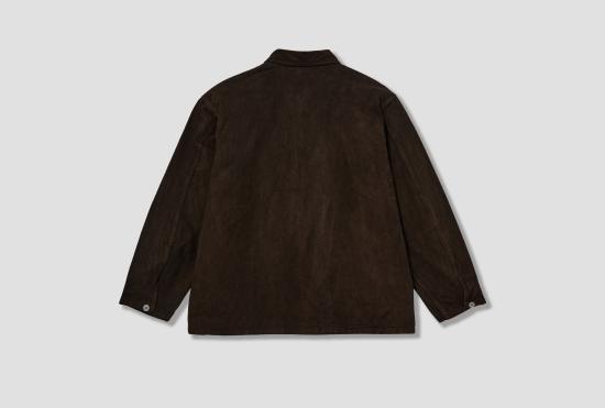 26SS 타이가 타카하시 긴팔 셔츠 LOT.326 미 육군 M-35 풀오버 - 진흙색 염색 브라운 TTSS26326 - TAIGA TAKAHASHI