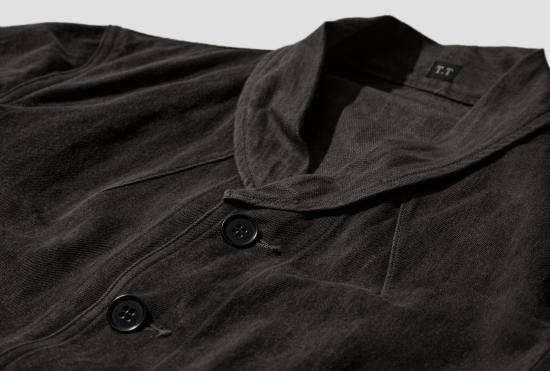 26SS 타이가 타카하시 자켓 LOT.327 모디파이드 숄 칼라 재킷 - SUMI TTSS26327 - TAIGA TAKAHASHI